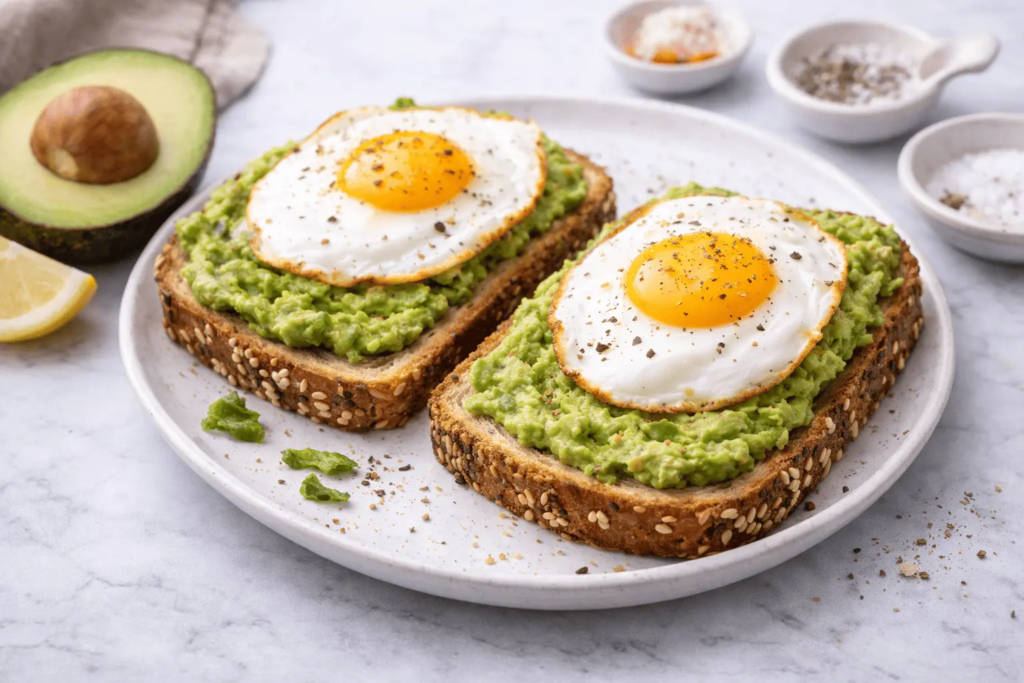 Avocado Toast with Egg – Quick & Healthy Breakfast in 10 Minutes