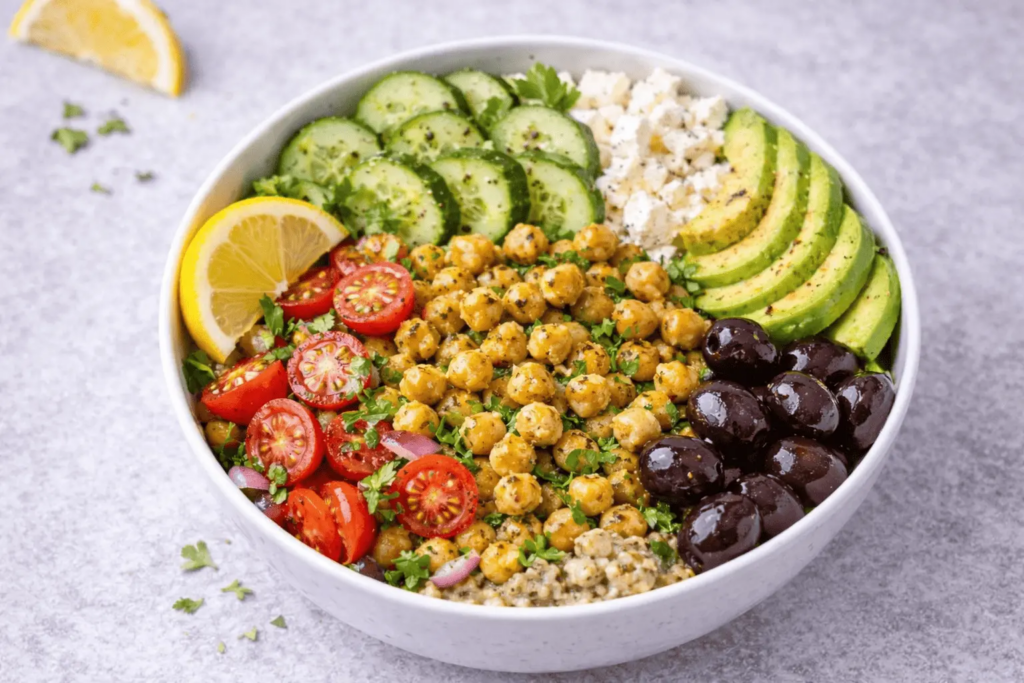 Mediterranean Chickpea Power Bowl Recipe (Easy, High-Protein & Healthy)